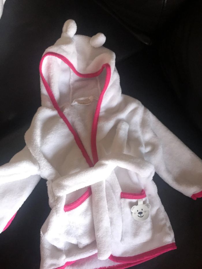 Sortie de bain et cap de bain