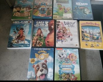 Lot de 10 dvd dessin animé