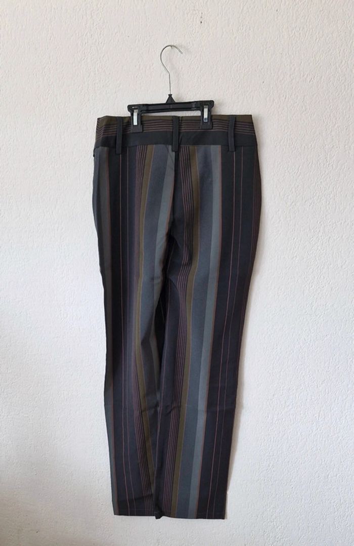 🧡 Pantalon gris pour femme taille M - photo numéro 4