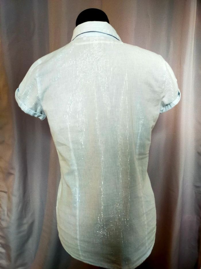 Chemise à manches courtes – Casual – T. 38 - photo numéro 4