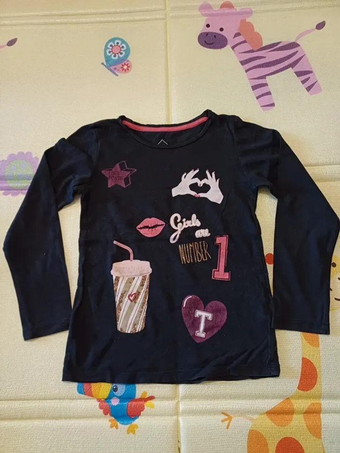 Lot 6 t-shirts manches longues 5 / 6 ans - photo numéro 15