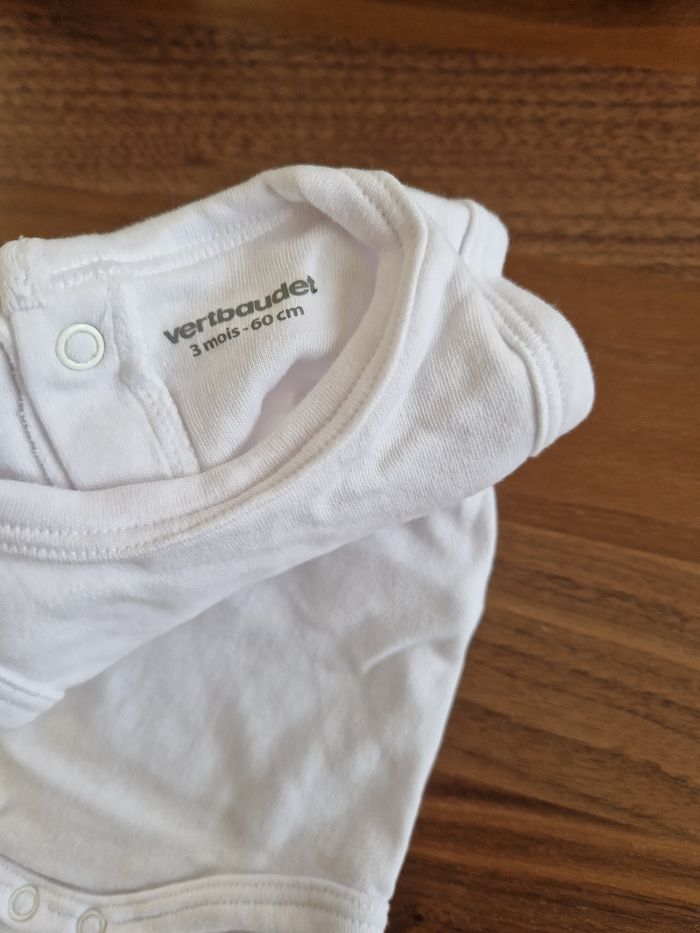 Lot de 5 bodies Verbaudet - photo numéro 3