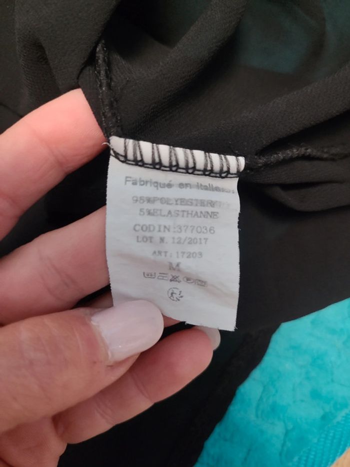 Chemise longue avec perle blanche - photo numéro 5