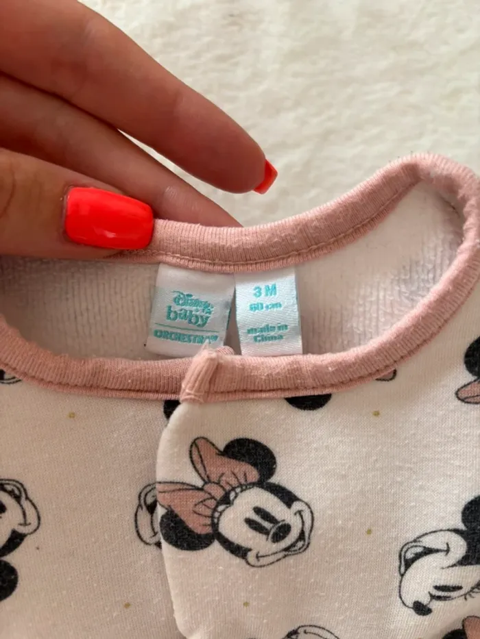 Lot 2 pyjamas fille hiver 3 mois – Très bon état - photo numéro 2