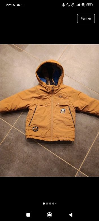 Manteau chaud 3 ans 
