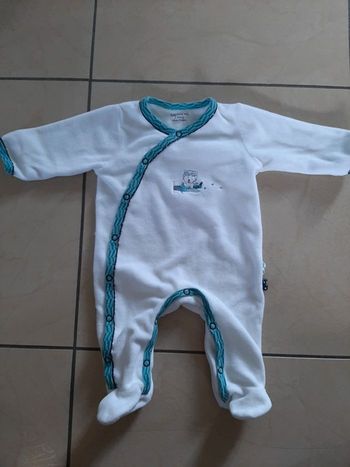 Pyjama 1 pièce garçon 3 mois