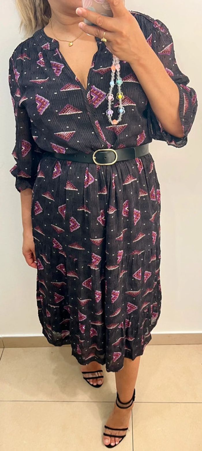 Robe Calliope  Ba&sh Imprimée Taille 38 - photo numéro 3
