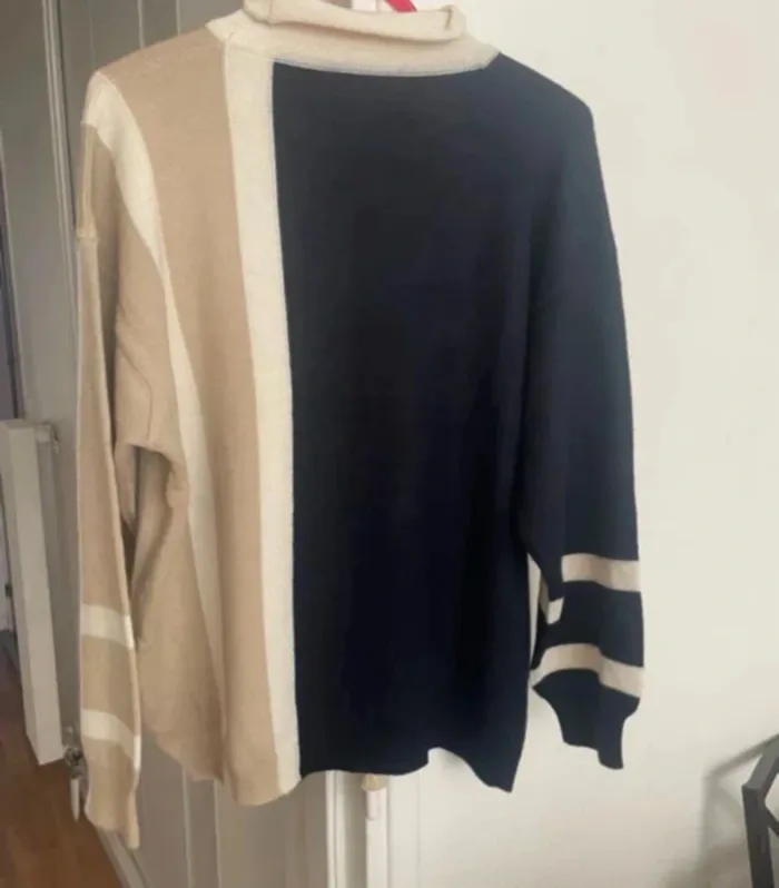 Pull  chic contenant de la laine vierge - photo numéro 8