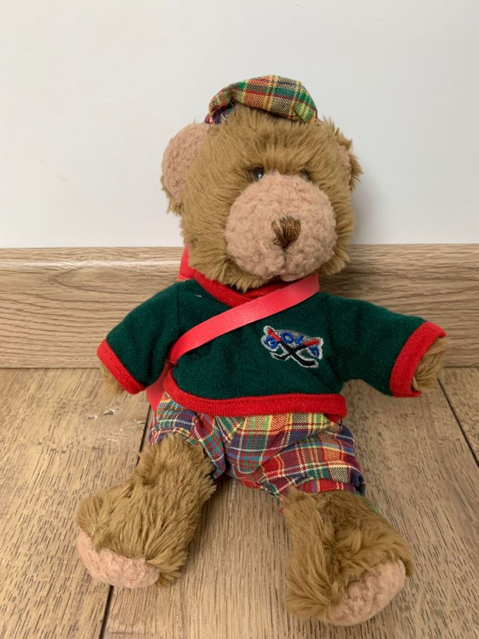 Peluche Teddy -  Le Golfeur – hauteur 20 cm