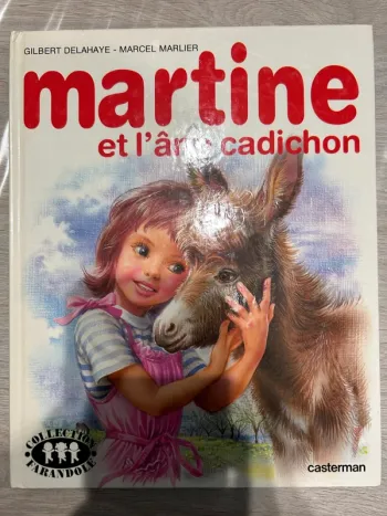 livre vintage "Martine et l'âne Cadichon"