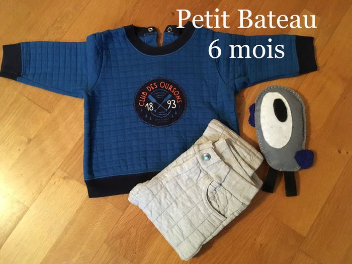 Ensemble Petit Bateau en molleton chaud - photo numéro 2