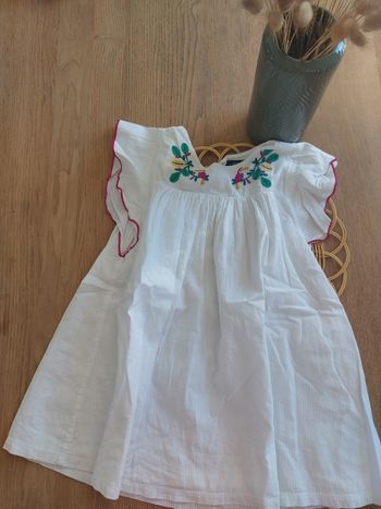 Robe blanche - Okaidi
