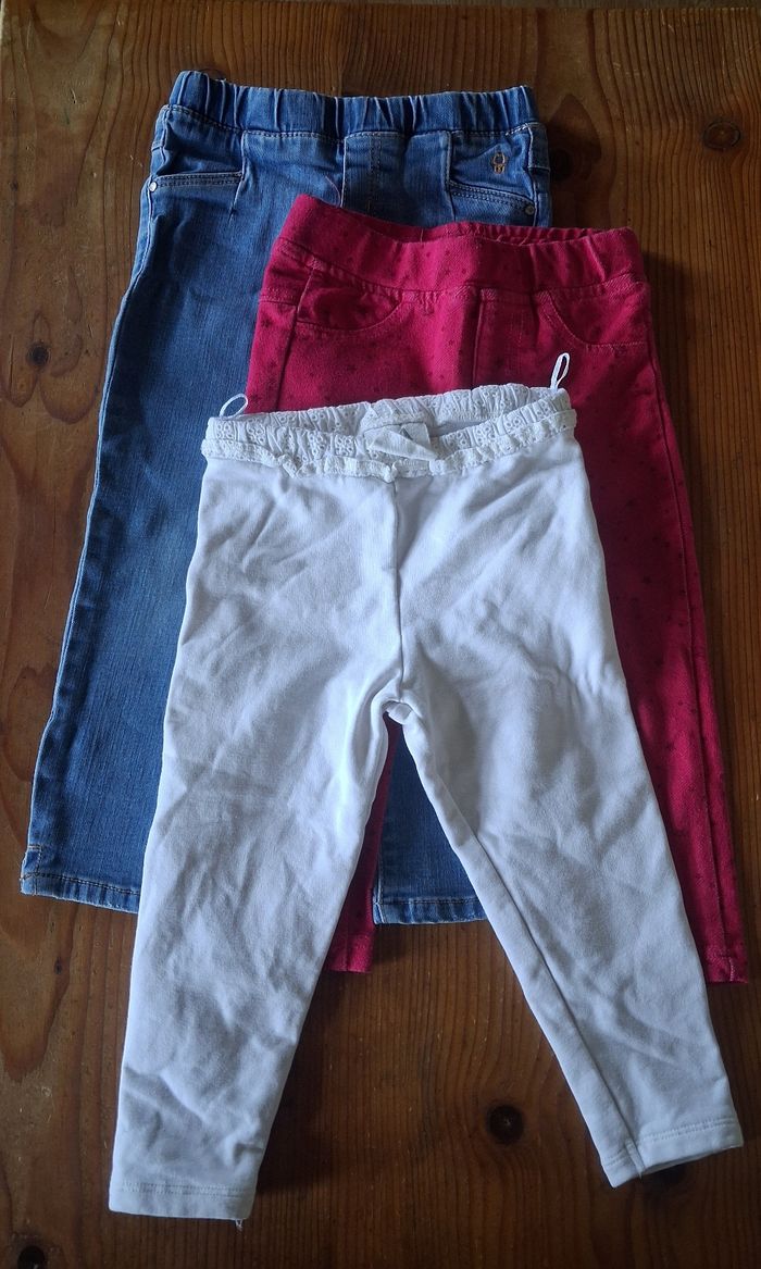 Pantalon fille - 18/24 mois - Différentes Marques - photo numéro 1