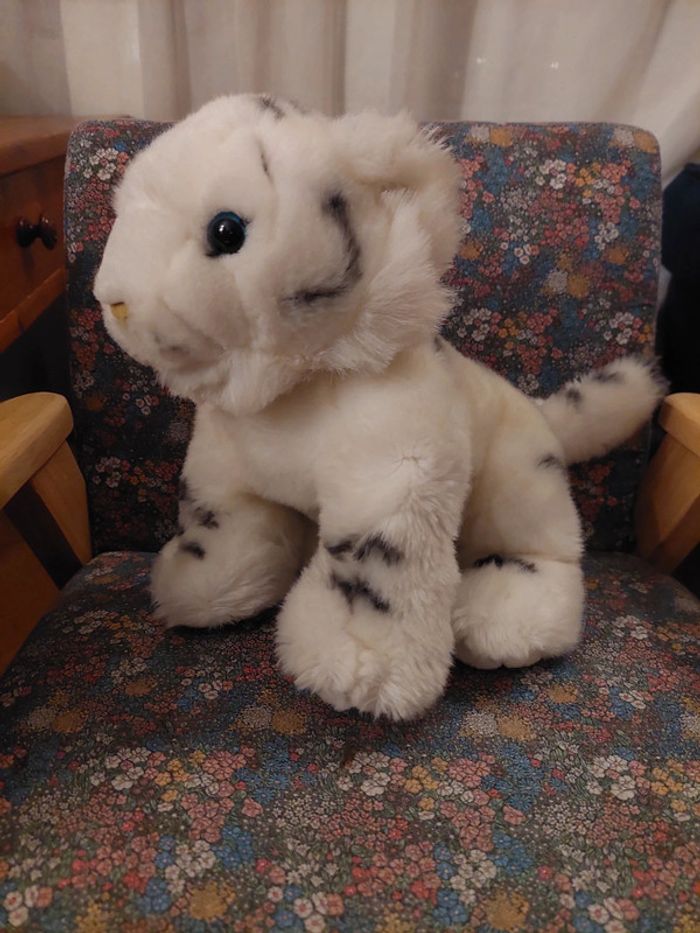 Nature planet - peluche bébé tigre blanc
