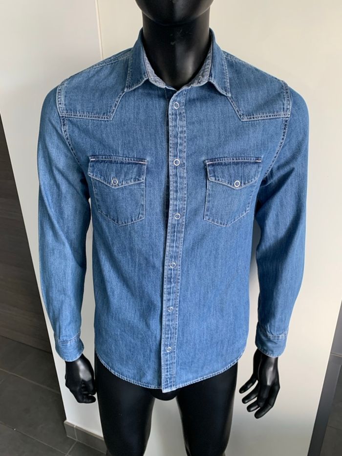 Chemise en jean - Zara - taille S - photo numéro 2
