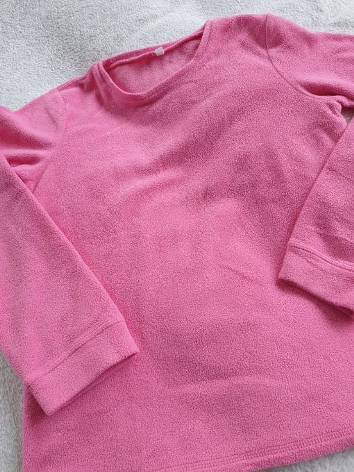 Pull polaire rose 11-12 ans