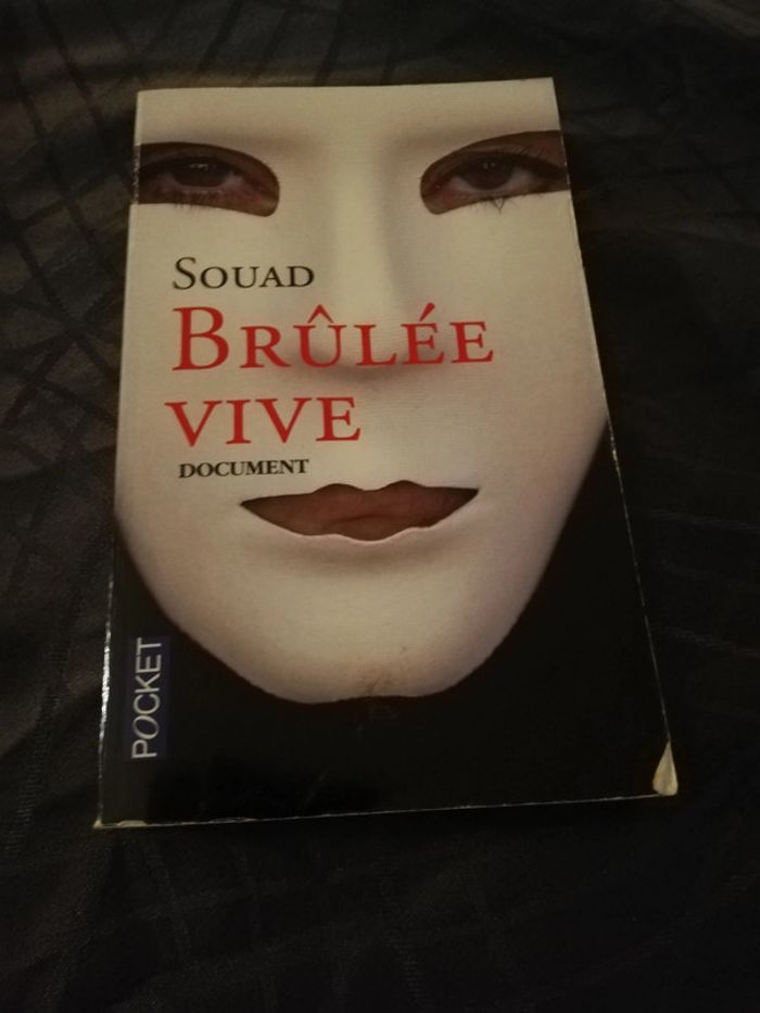 Livre "brûlée vive"