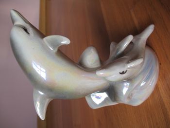 Dauphins en céramique
