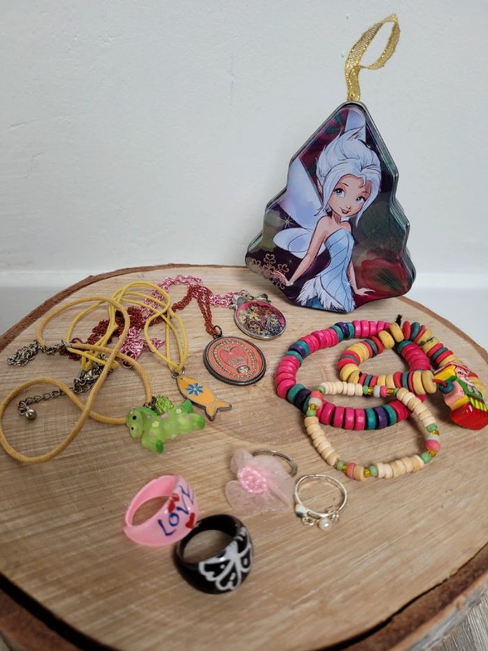 👸Super lot bijoux et barettes fantaisie pour petite princesse