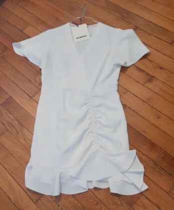 Robe blanche Sandro
