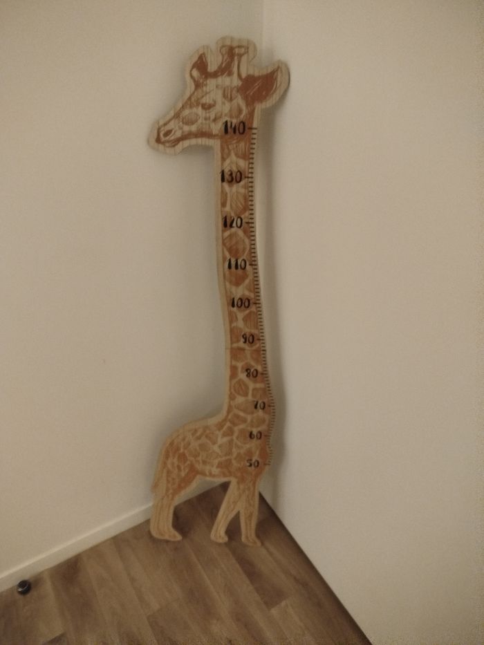 Toise girafe chambre enfant - photo numéro 2