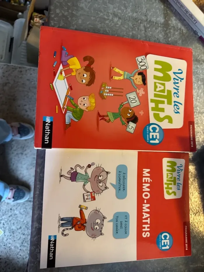 Livre vivre les maths CE1 + mémo maths CE1
