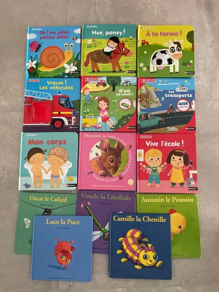 Lot de 8 kididoc + 6 drôles petites histoires pour les tout petits enfants bébé