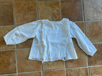 Blouse blanche 4 ans