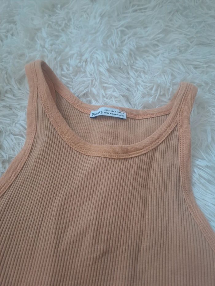 Débardeur orange Bershka S - Look d'été + short dispo en lot ! - photo numéro 3