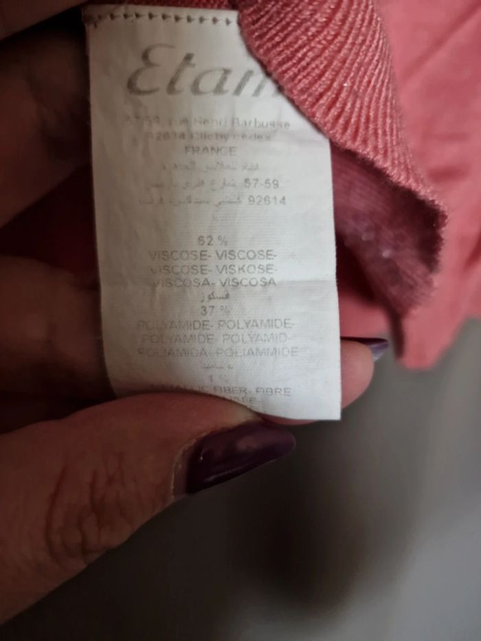 Pull léger manche courte taille M - photo numéro 4