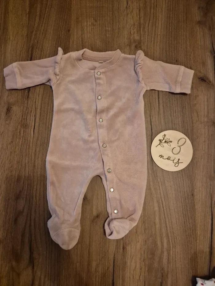 Pyjamas chaud fille 3 mois