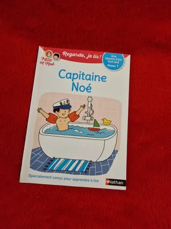 Livre regarde je lis mila et noé capitaine noé