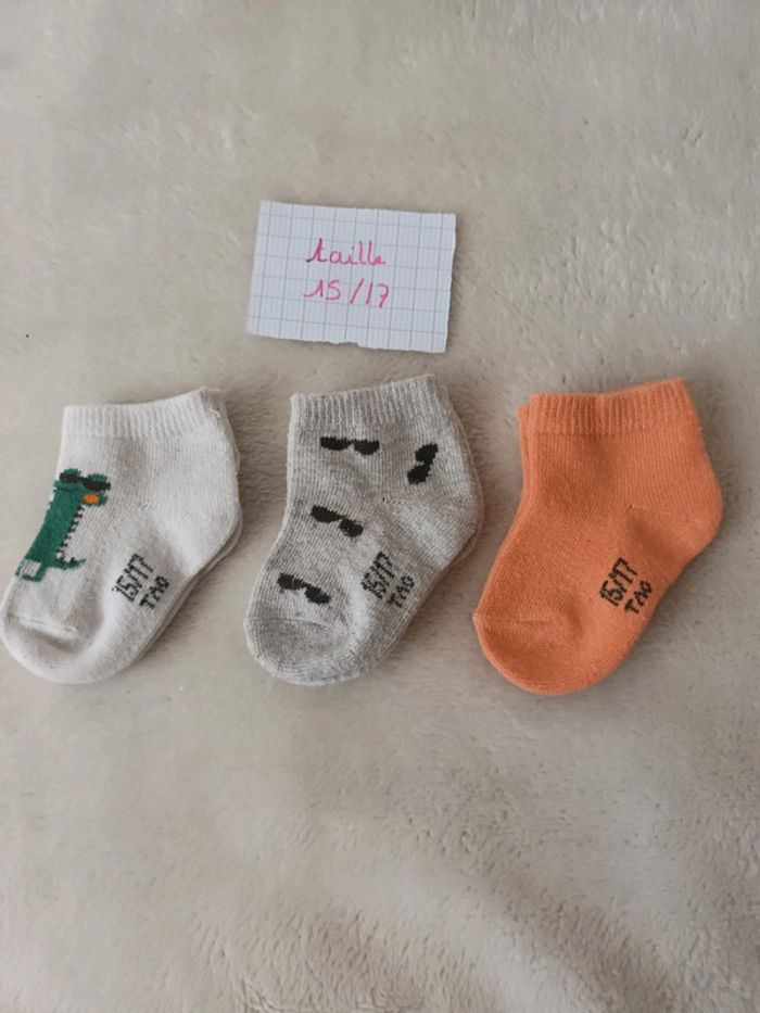 Chaussettes courtes 15/17 tape a l oeil