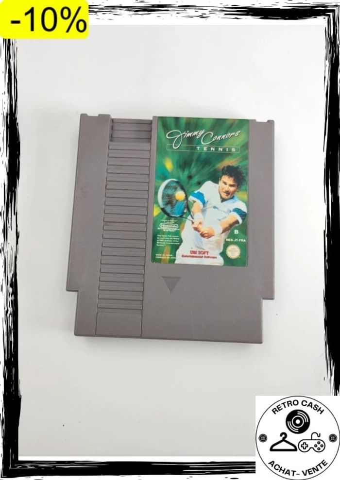 Nintendo NES Jimmy Connors Tennis fra complet - photo numéro 4
