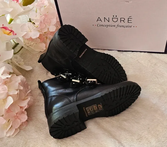 Bottes Bottines Cuir Zip André T28 - photo numéro 2