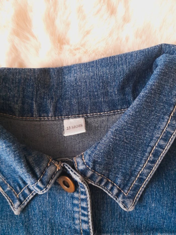 Veste en jean papillons 2 ans lily butterfly - photo numéro 5
