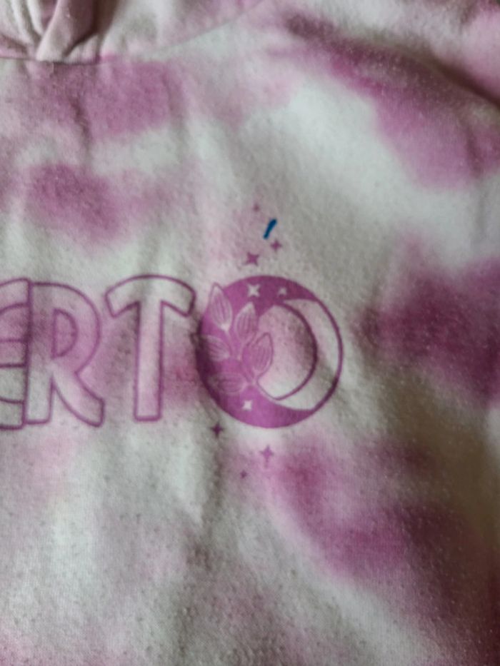 Sweat liberté violet fille 12 ans - photo numéro 2