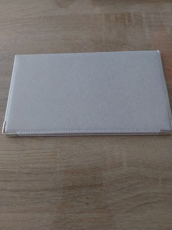 Porte chéquier à paillettes Rose pâle