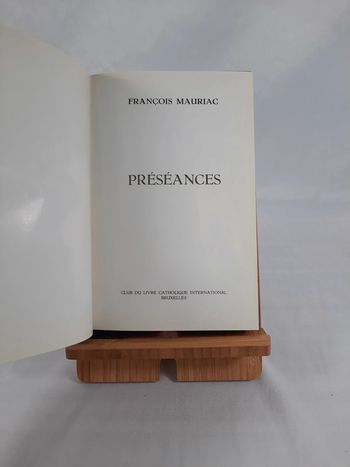 François Mauriac, Préséances, C5