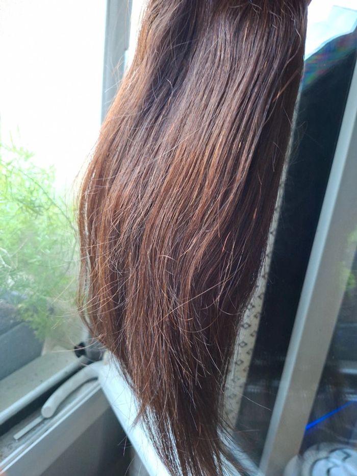 Extension de Cheveux a fil brun 30cm - photo numéro 7