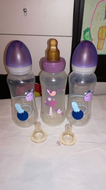 Lot de 3 biberons 240ml