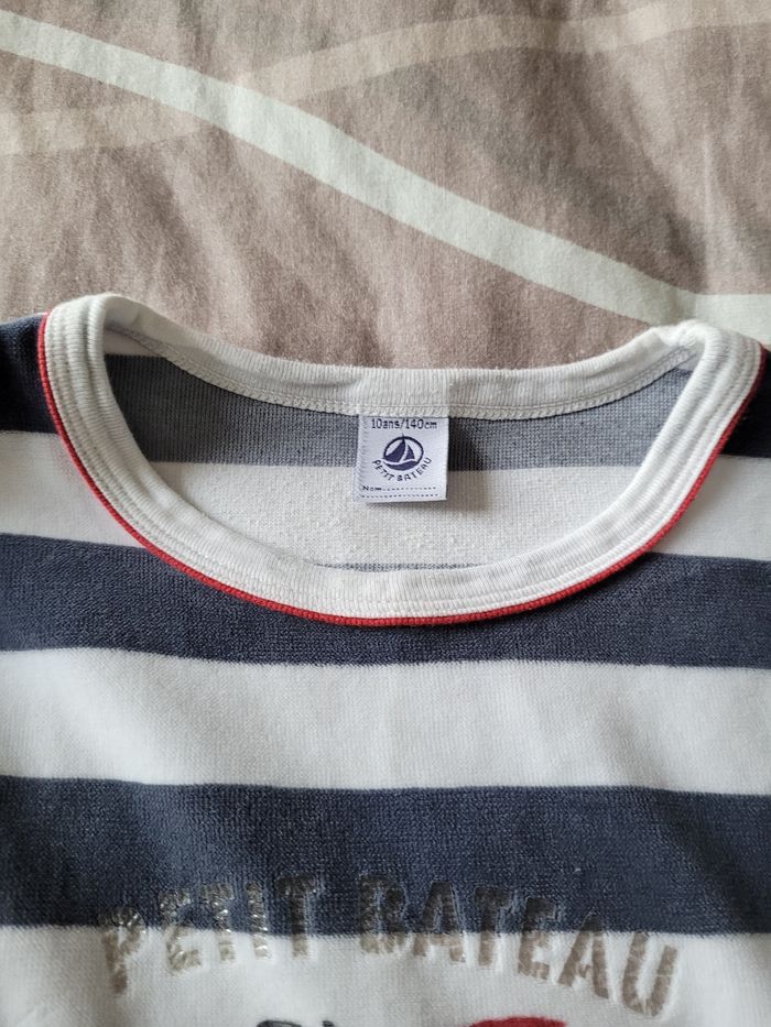 pyjama velour petit bateau 10ans (10e) - photo numéro 3