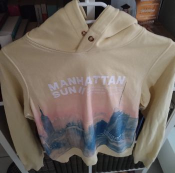 Sweat à capuche "H&M" 11/12 ans 60% coton