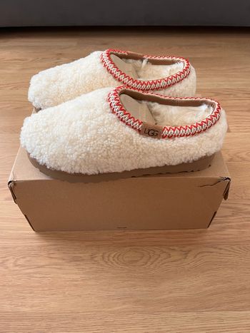 Ugg Tasman Maxi Curly Slipper Natural Femme