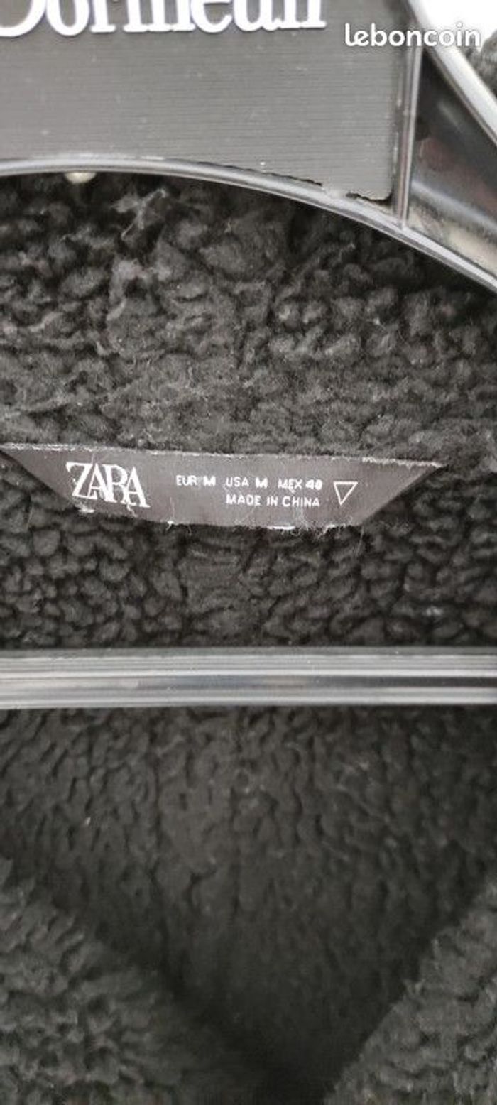 Blouson perfecto entièrement fourré Zara taille M - photo numéro 4