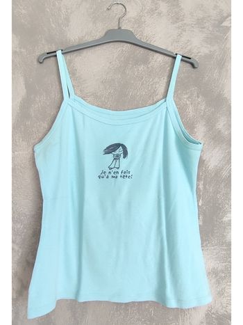 Top Cache Cache taille 40 "je n'en fais qu'à ma tête !"