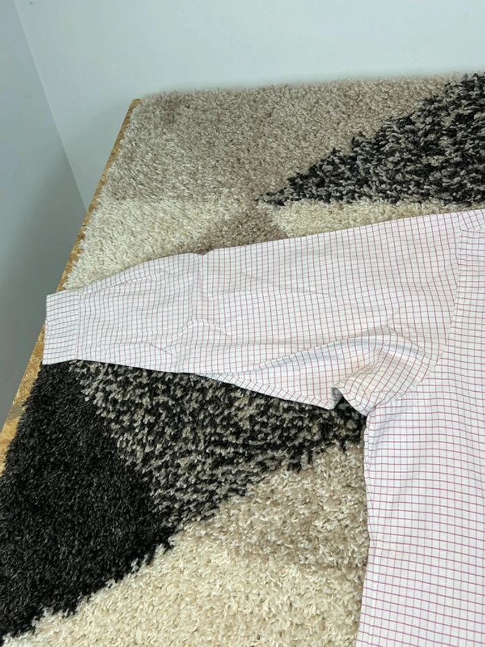 Chemise Ralph Lauren à carreaux rose et blanc taille L style old money - photo numéro 7