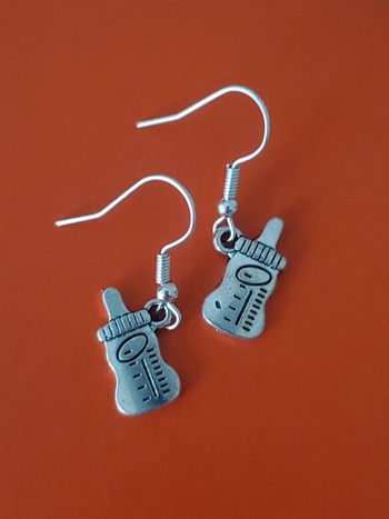Boucles d'oreilles biberon