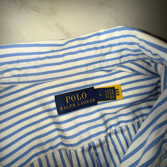 Polo Ralph Lauren robe-chemise en coton rayé. Neuve. Taille 6. - photo numéro 7