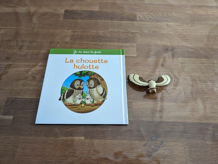 Livre La chouette hulotte avec son animal de la collection Je vis dans la forêt éditions Altaya - photo numéro 6